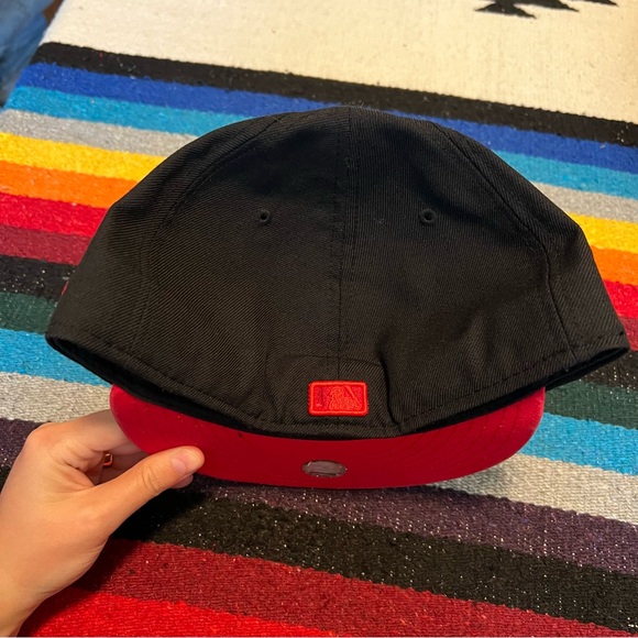 New Era 59FIFTY Atlanta Braves fitted hat size 7 5/8 100% wool - Picture 14 of 15